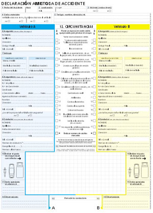 comunicat amistós d'accidents de trànsit